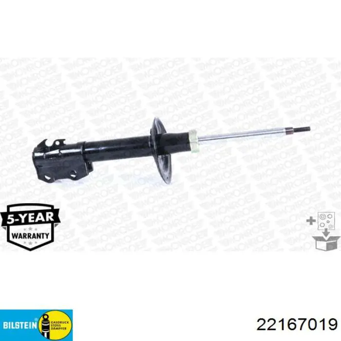 Амортизатор передній, правий Bilstein 22167019 ціна, від 40.61 USD