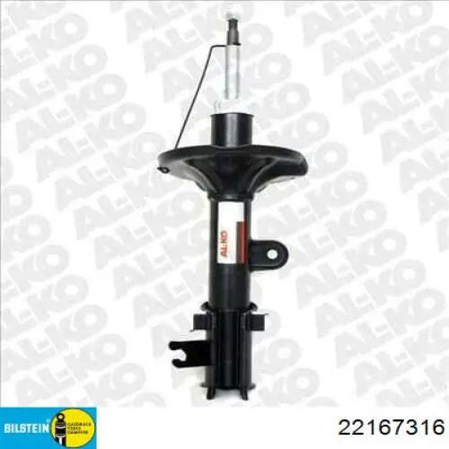 Амортизатор передній, правий Bilstein 22167316 ціна, від 43.08 USD