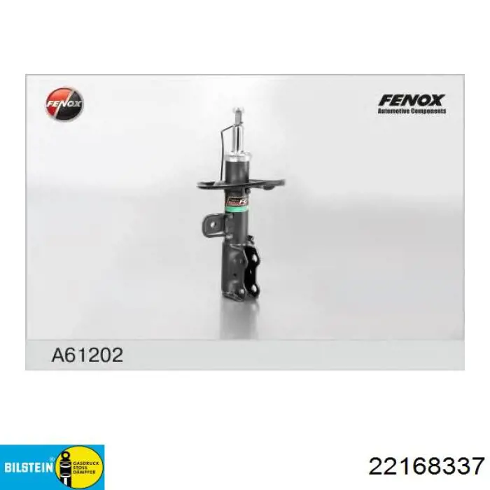Амортизатора передній лівий 22168337 Bilstein