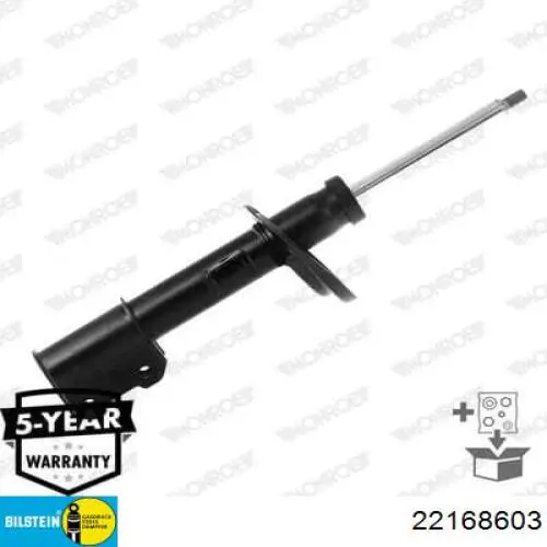 Амортизатор передній, правий Opel 0344548 ціна, від 75.37 USD