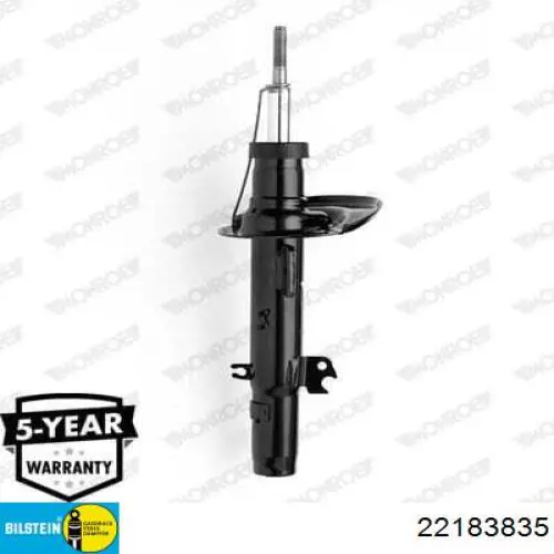Амортизатор передній, правий Bilstein 22183835 ціна, від 70.97 USD