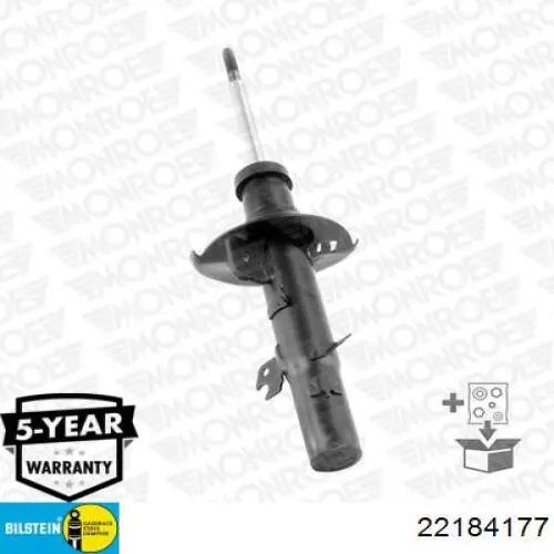 Амортизатор передній, правий 22184177 Bilstein