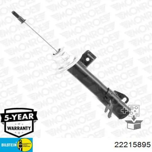Амортизатора передній лівий 22215895 Bilstein