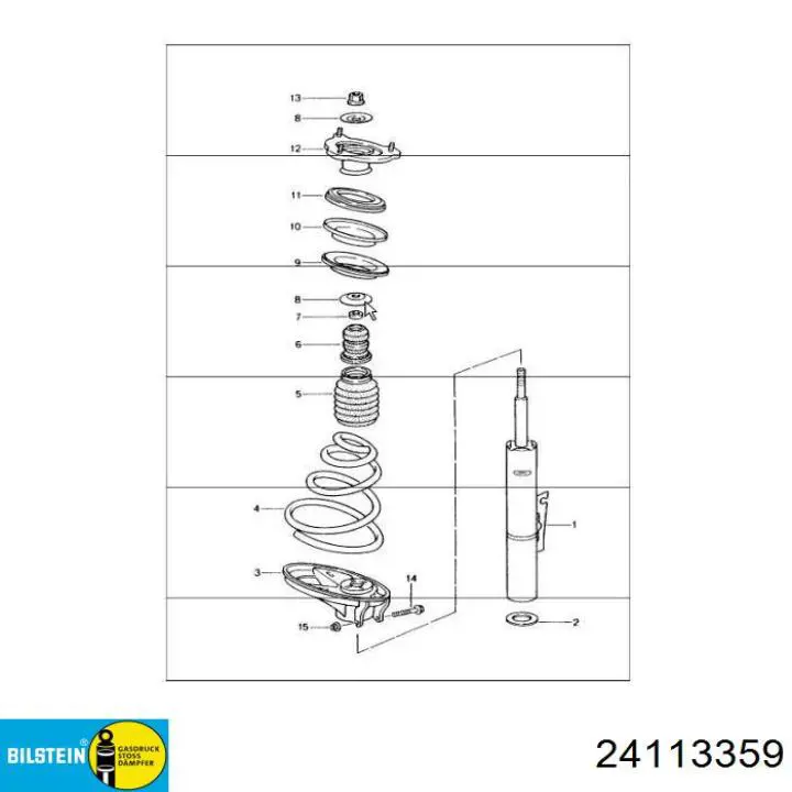 99633305161 Porsche Амортизатори задні