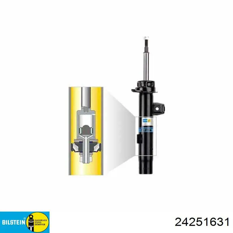 Амортизатор передньої підвіски, лівий Bilstein 24251631 ціна, від 204.60 USD