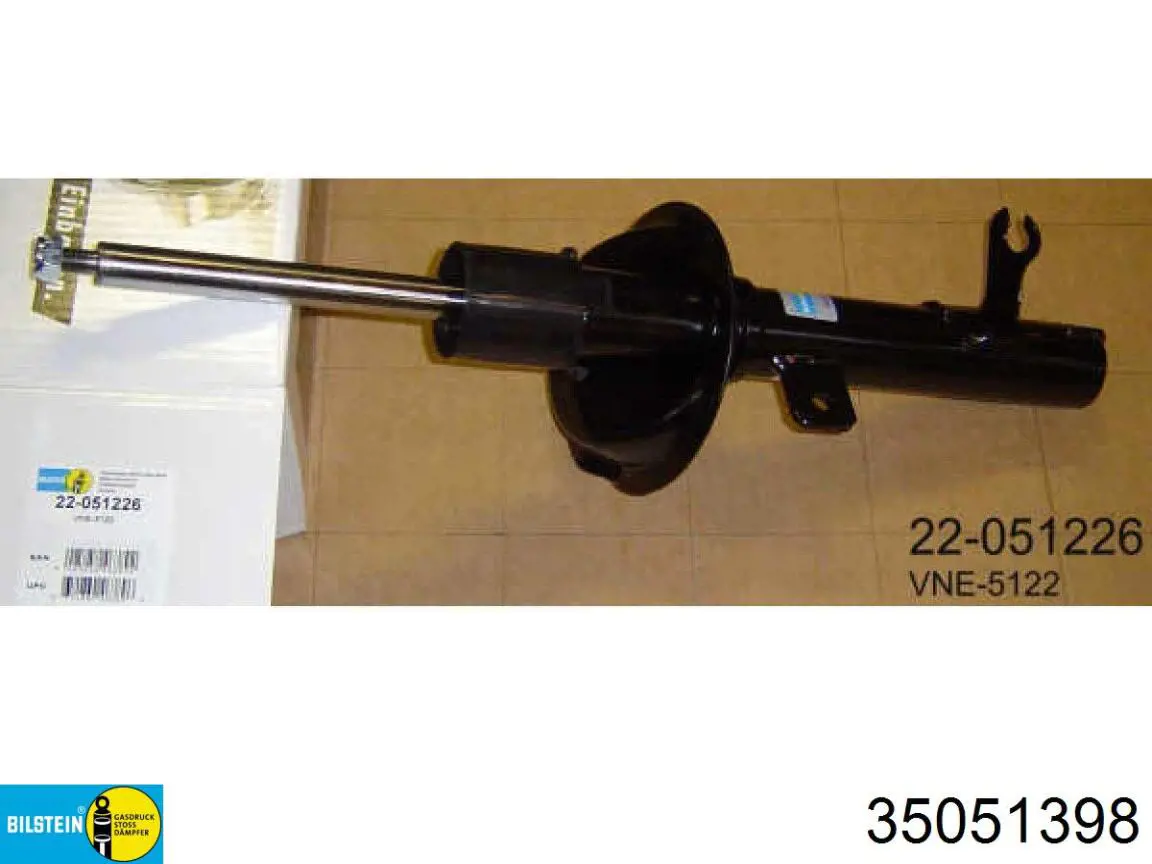 Купити 35051398 Polcar Амортизатора передній лівий