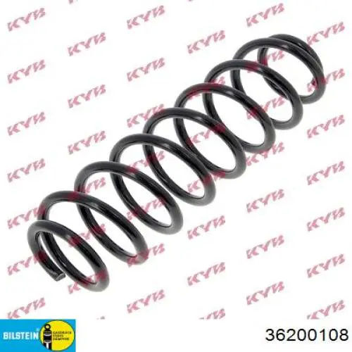 36200108 Bilstein Пружина підвіски задня