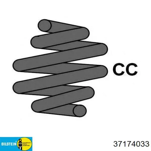 Купити 37174033 Bilstein Гвинтова пружина підвіска