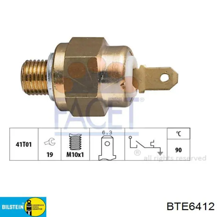 Амортизатор задній BTE6412 Bilstein