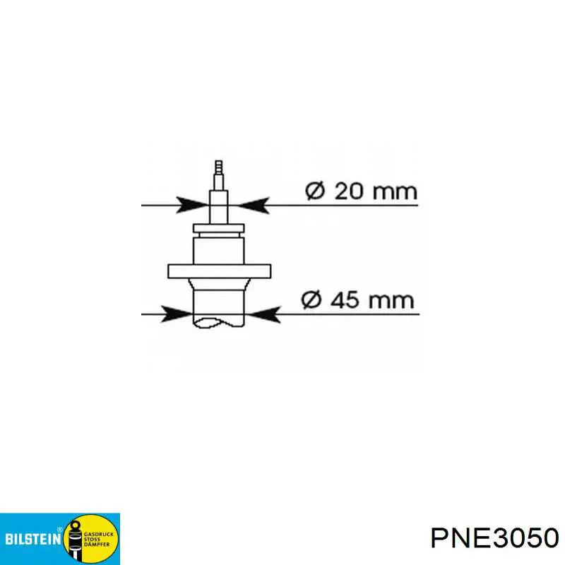 PNE3050 Bilstein Стійка передня