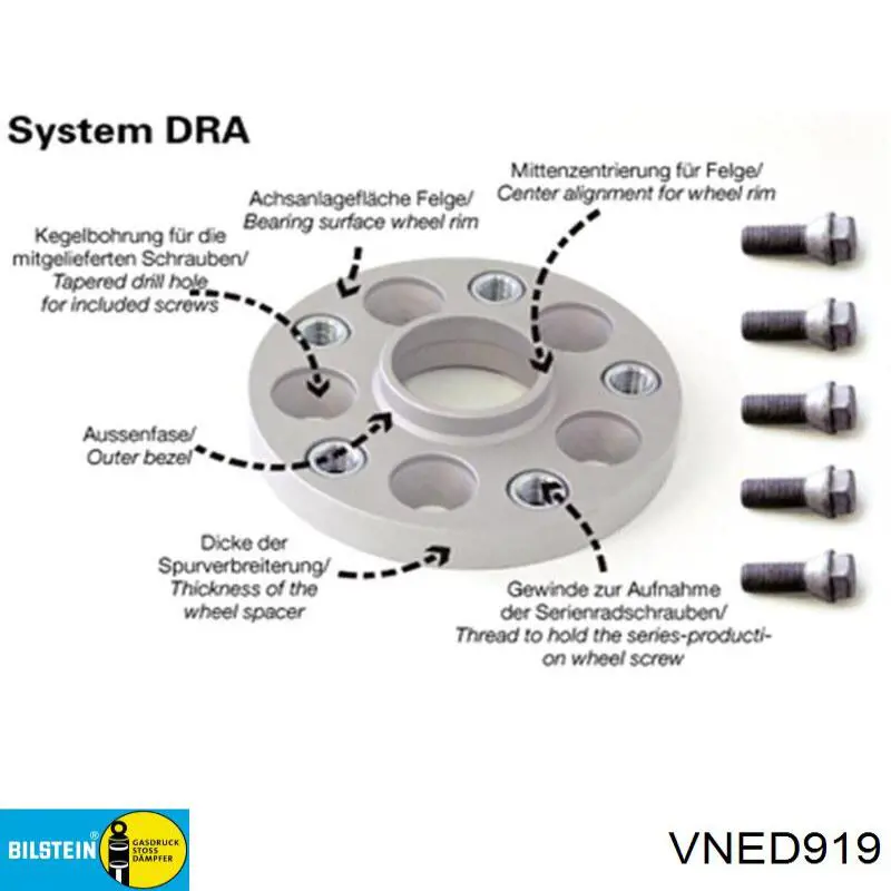 VNED919 Bilstein Стійка передня