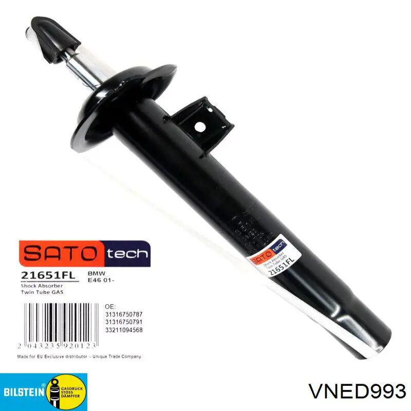 Амортизатор передньої підвіски, лівий Bilstein VNED993 ціна, від 64.86 USD
