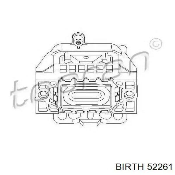 Подушка (опора) двигуна, права 52261 Birth