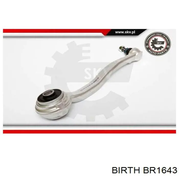 Важіль передньої підвіски верхній, правий Birth BR1643 ціна, від 45.61 USD