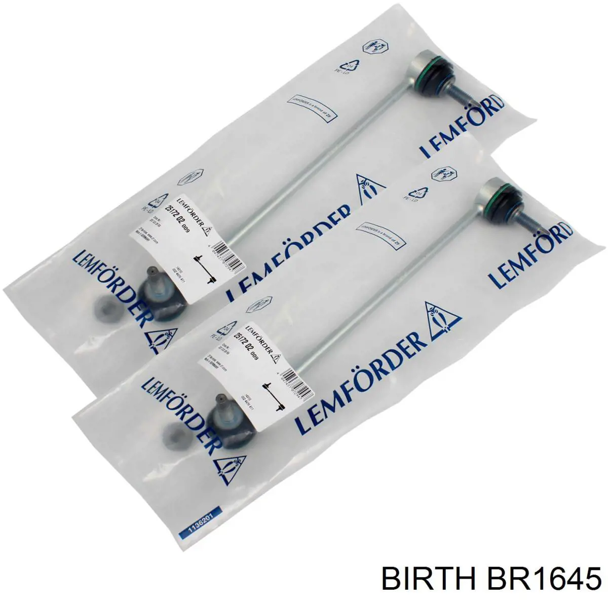 BR1645 Birth Важіль передньої підвіски нижній, правий