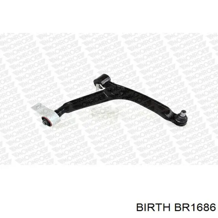 Важіль передньої підвіски нижній, правий Birth BR1686 ціна, від 39.42 USD