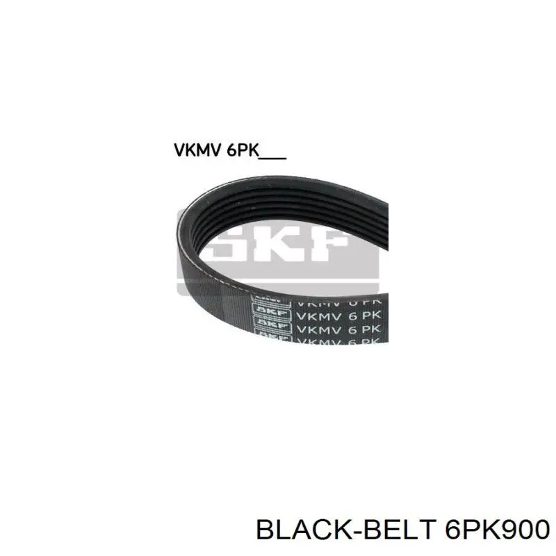 Ремінь приводний, агрегатів 6PK900 Black Belt