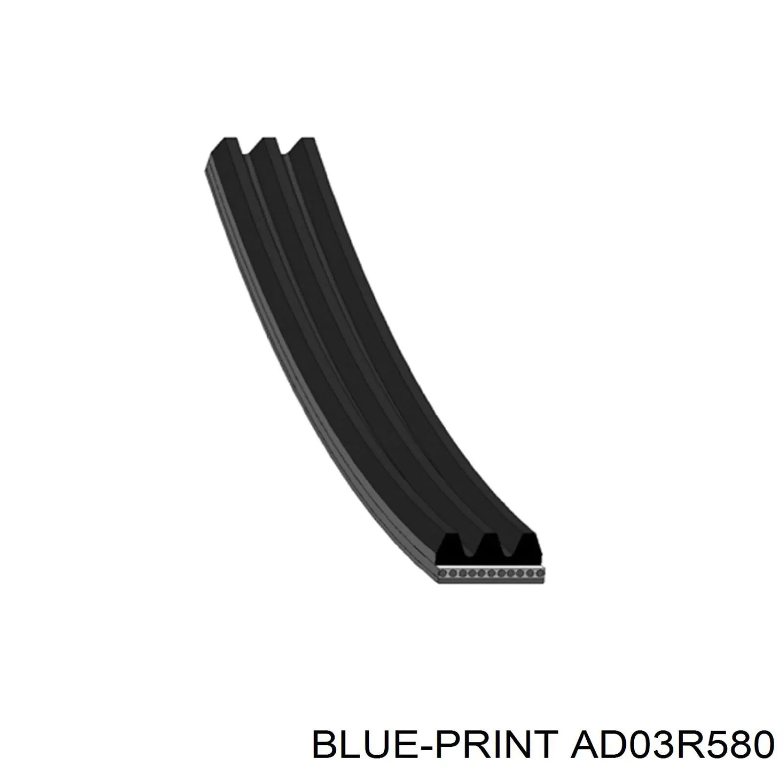 AD03R580 Blue Print Поліклиновий ремінь