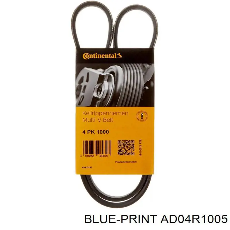 AD04R1005 Blue Print ремінь приводний, агрегатів