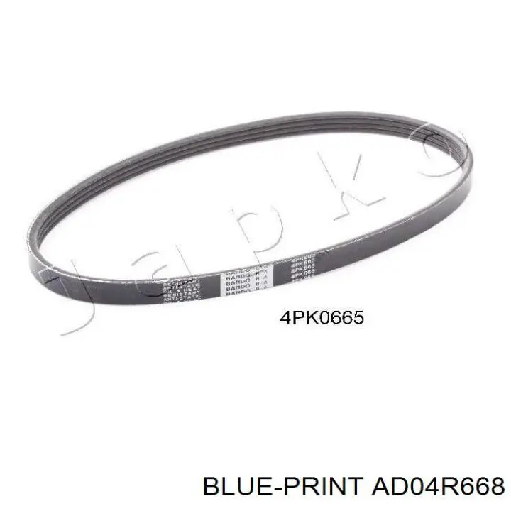 AD04R668 Blue Print Поліклиновий ремінь