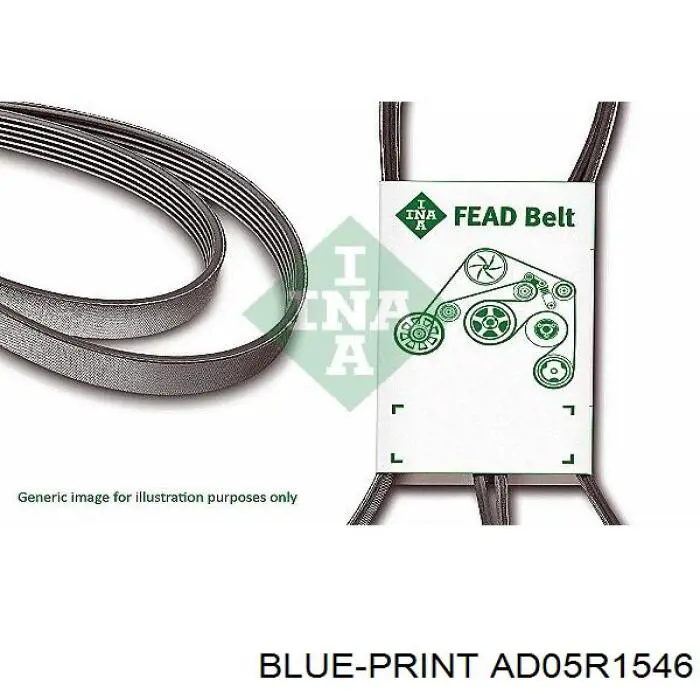 Купити AD05R1546 Blue Print Ремінь генератора