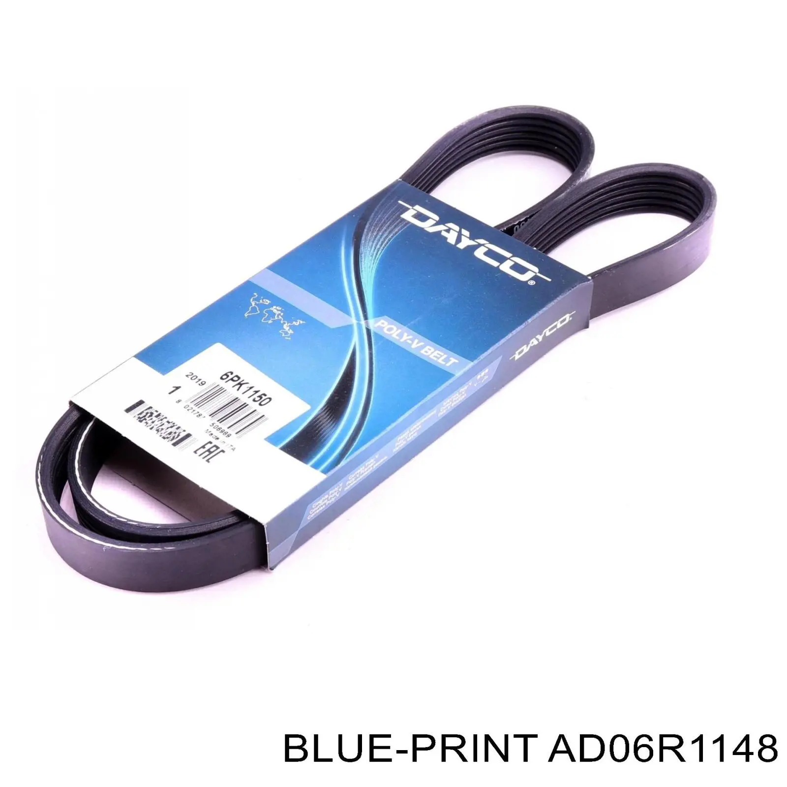 Клиновий ремінь Blue Print AD06R1148 ціна, від 8.55 USD