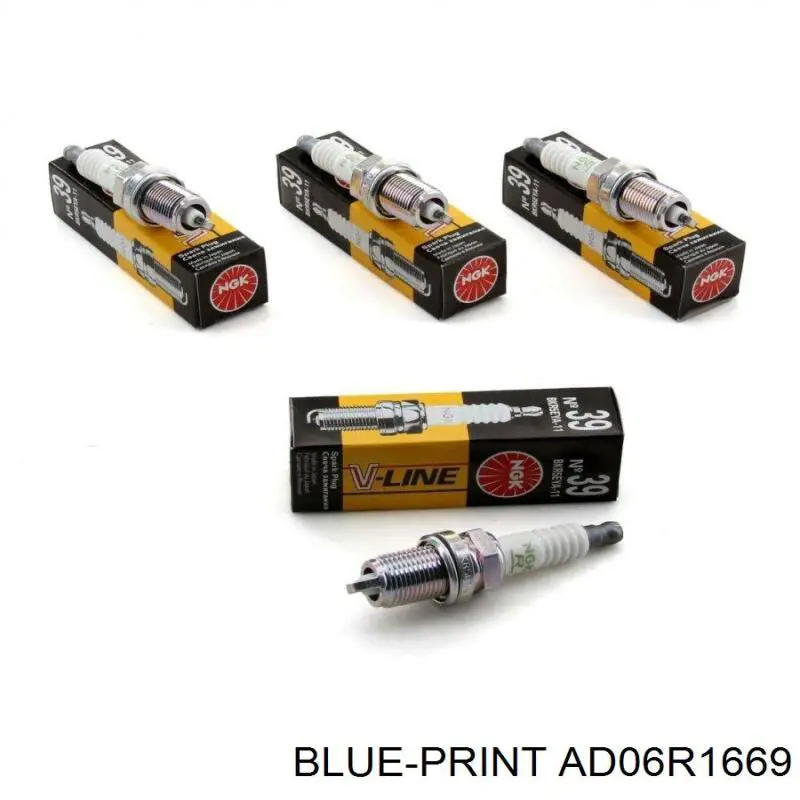 Ремінь генератора AD06R1669 Blue Print