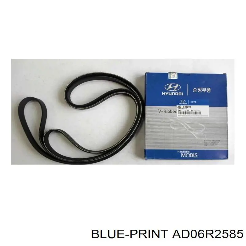Клиновий ремінь Blue Print AD06R2585 ціна, від 18.26 USD