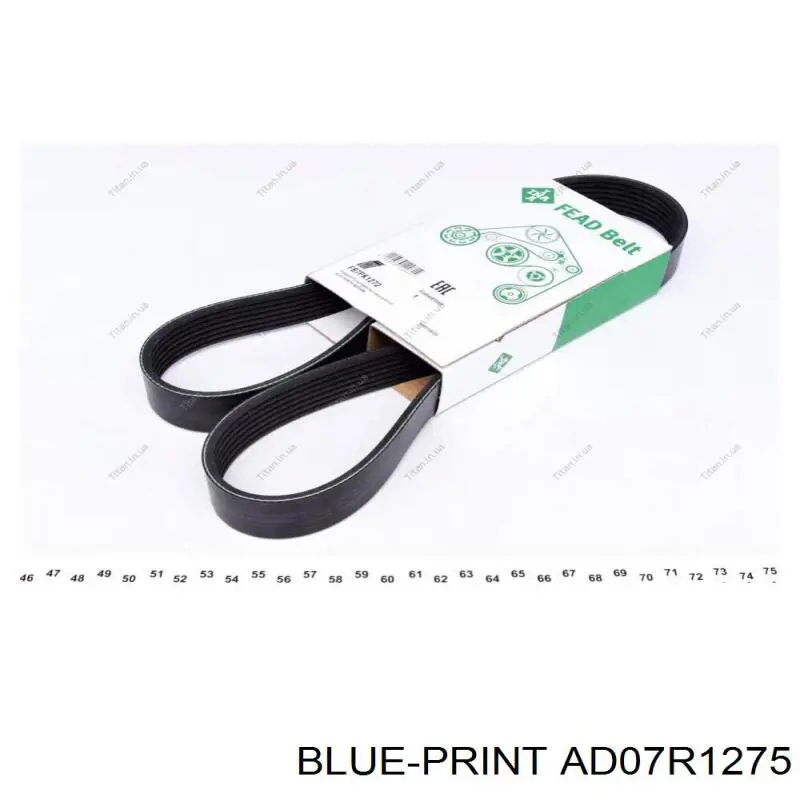 Купити AD07R1275 Blue Print Ремінь генератора