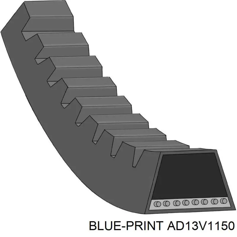 Ремінь генератора AD13V1150 Blue Print