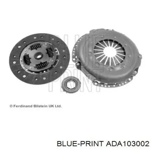 Купити ADA103002 Blue Print Комплект зчеплення (диск, корзина, підшипник)