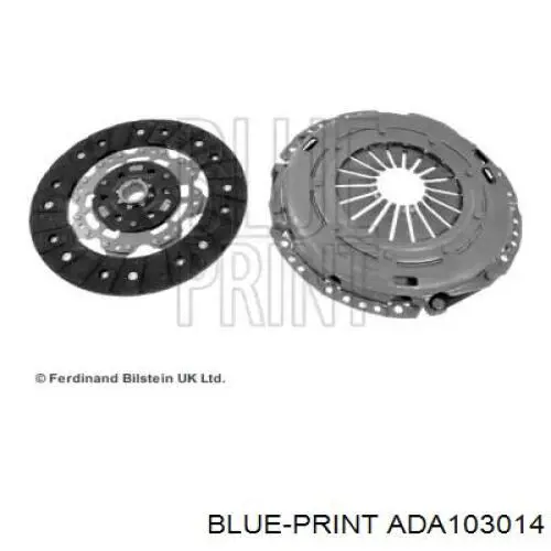 Комплект зчеплення (3 частини) Blue Print ADA103014 ціна, від 297.67 USD