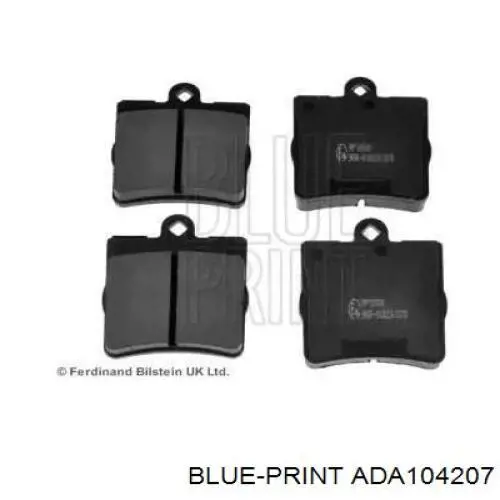 Купити ADA104207 Blue Print Задні колодки