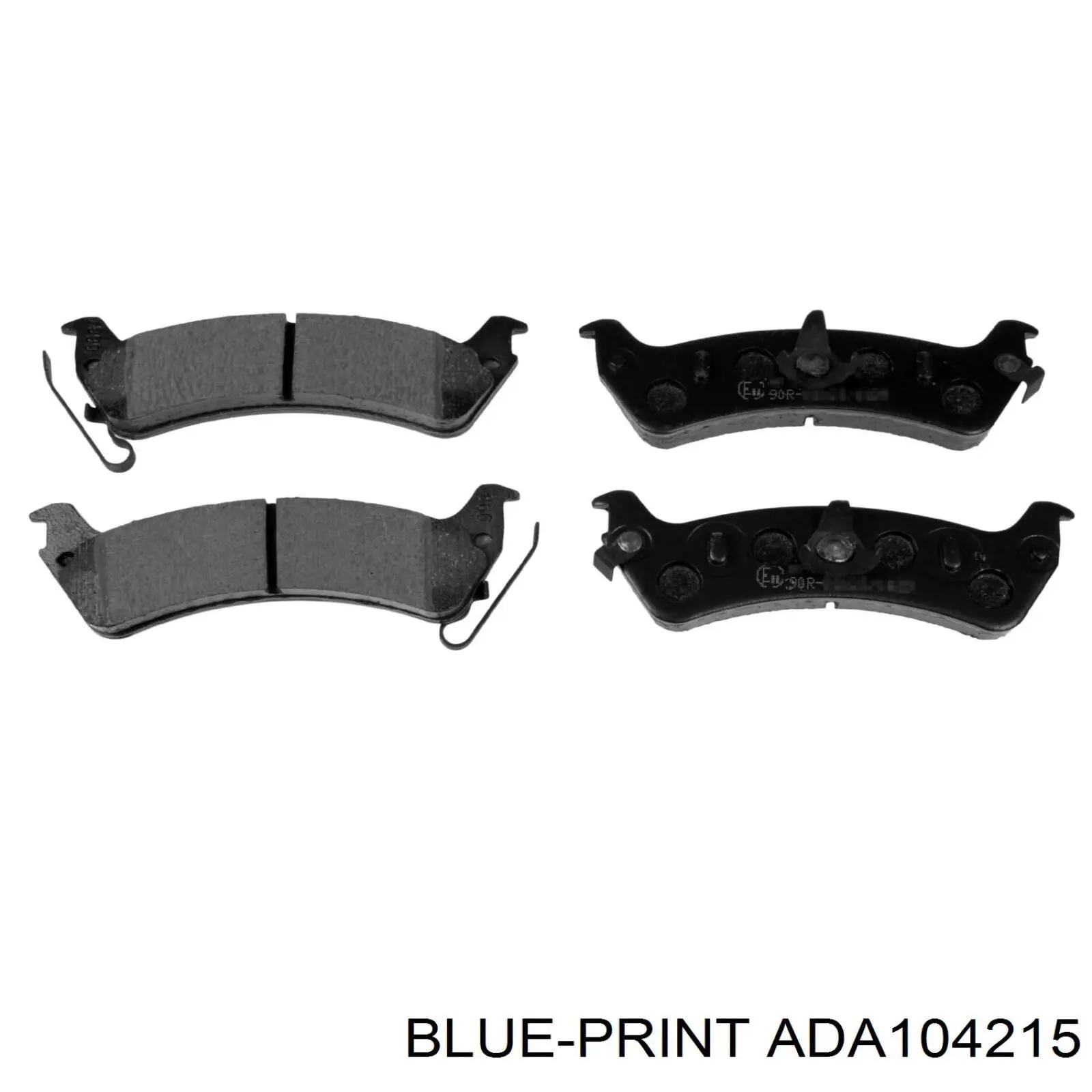 ADA104215 Blue Print колодки гальмові задні, дискові