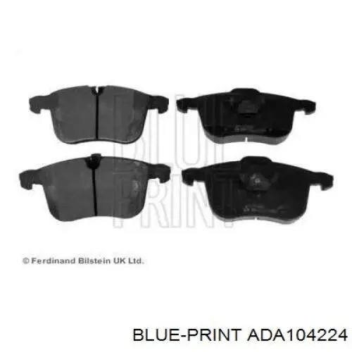 ADA104224 Blue Print Передні гальмівні колодки