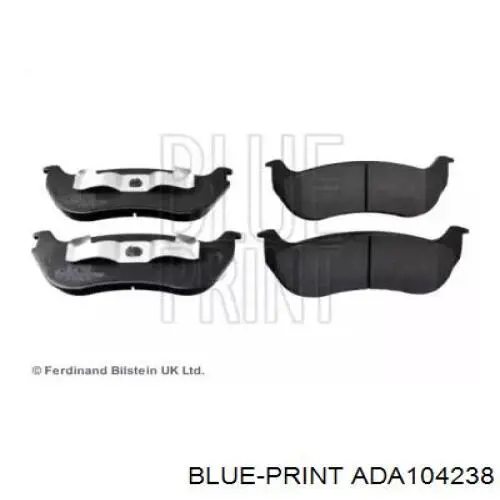 Задні гальмівні колодки Blue Print ADA104238 ціна, від 27.20 USD
