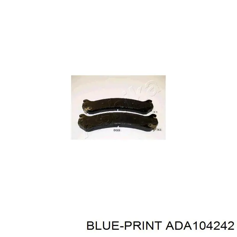 ADA104242 Blue Print колодки гальмівні передні, дискові