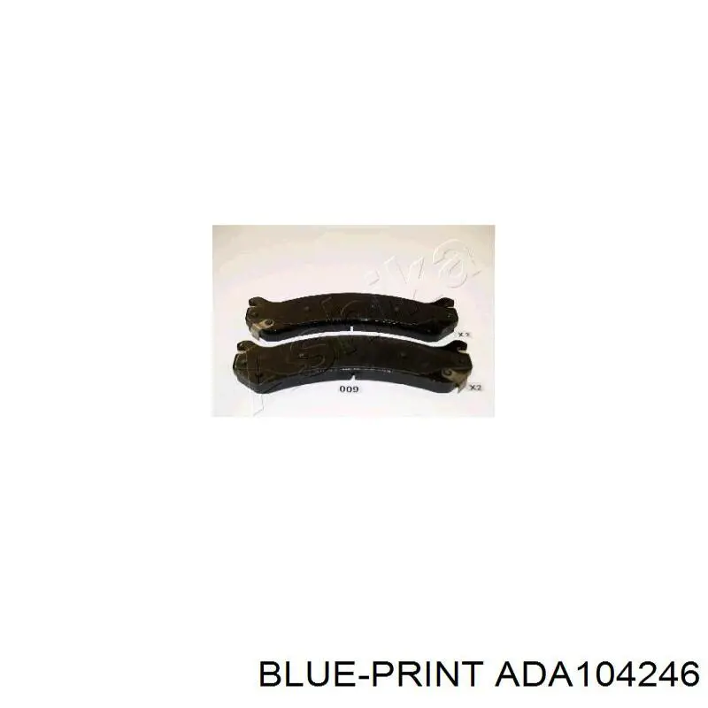 ADA104246 Blue Print колодки гальмівні передні, дискові