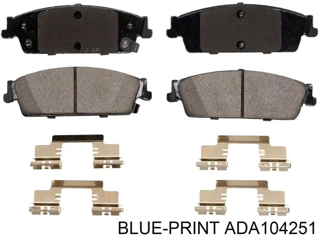 ADA104251 Blue Print колодки гальмові задні, дискові