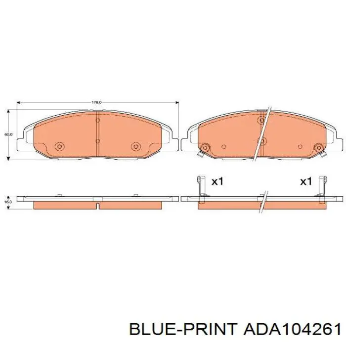 Гальмівні колодки Brembo P09016 ціна, від 65.77 USD