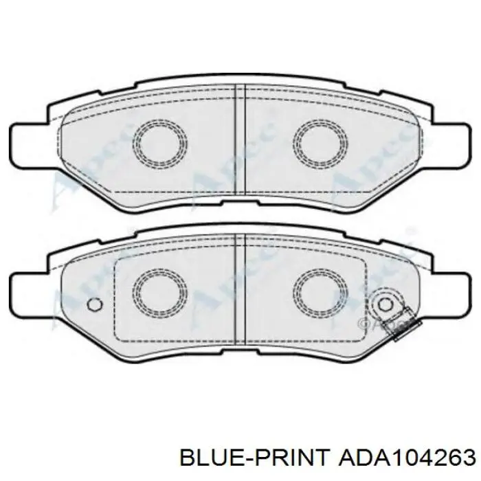 161337 Power Stop Колодки гальмівні задні, дискові
