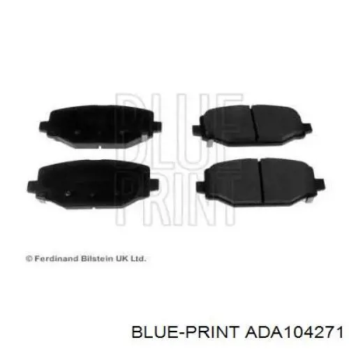 Купити 68159526AC Chrysler Задні колодки