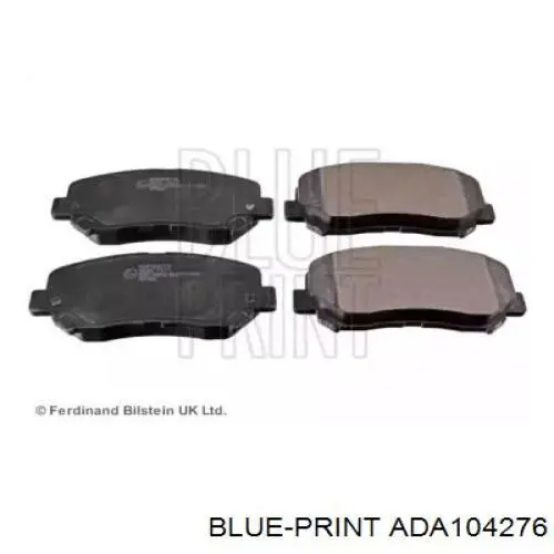 Купити ADA104276 Blue Print Колодки гальмівні передні, дискові