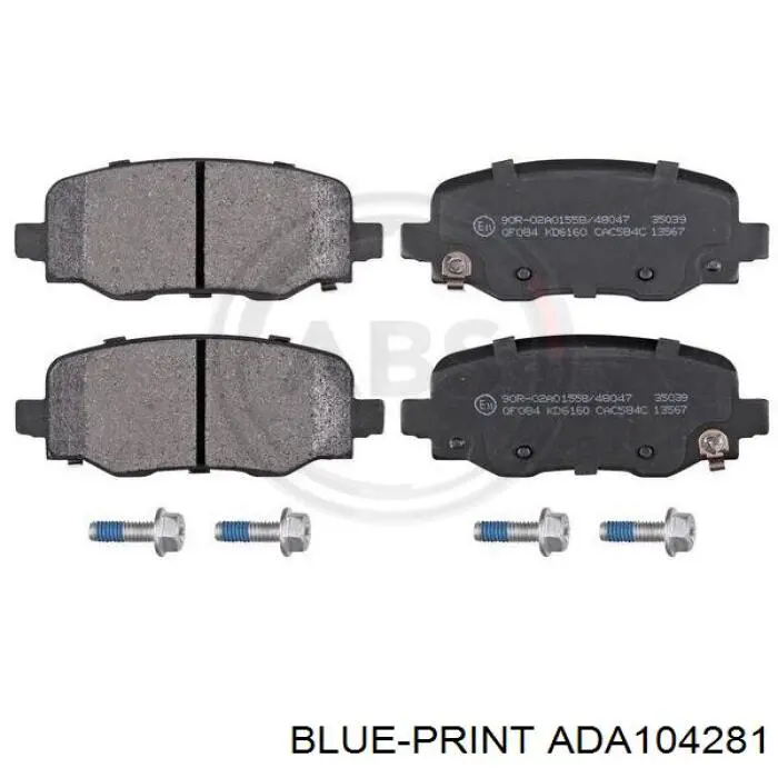 Купити ADA104281 Blue Print Задні колодки