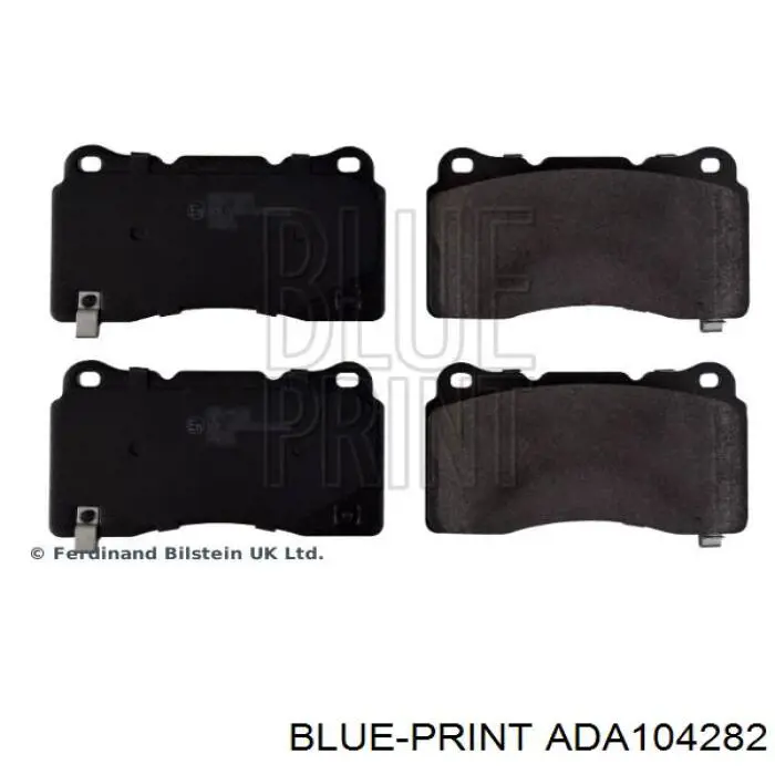 ADA104282 Blue Print колодки гальмівні передні, дискові