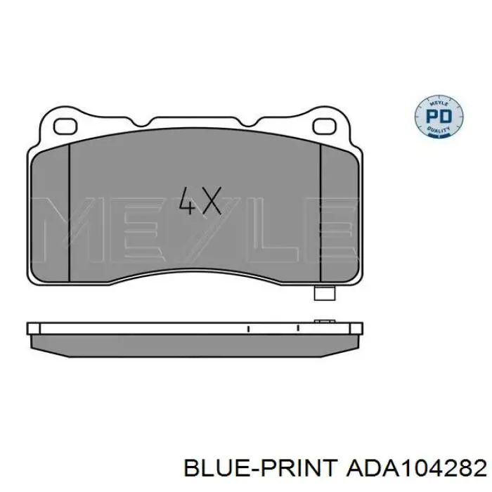 Передні тормозні колодки 410603303R Renault (RVI)