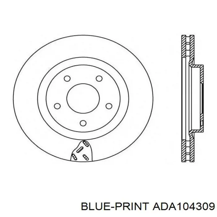 Купити 04615A178 Chrysler Ротор гальмівний