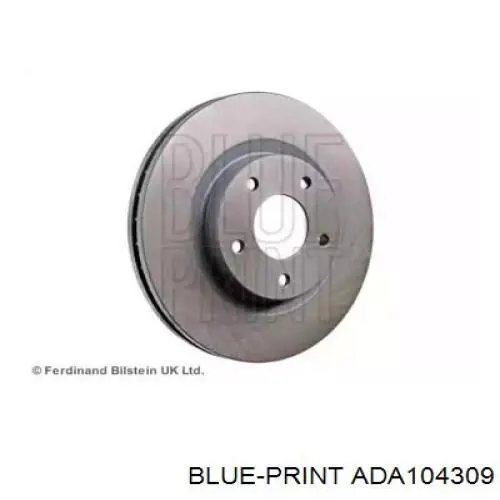 Диск переднього гальма Blue Print ADA104309 ціна, від 39.95 USD