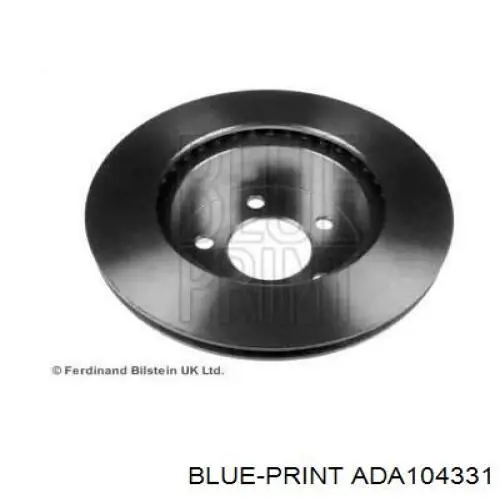 Диск гальмівний передній Blue Print ADA104331