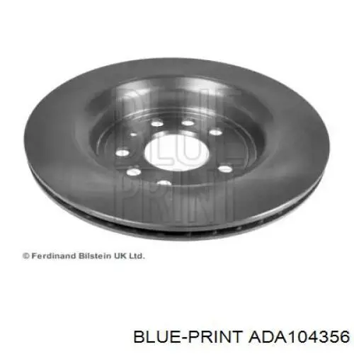 ADA104356 Blue Print диск гальмівний задній